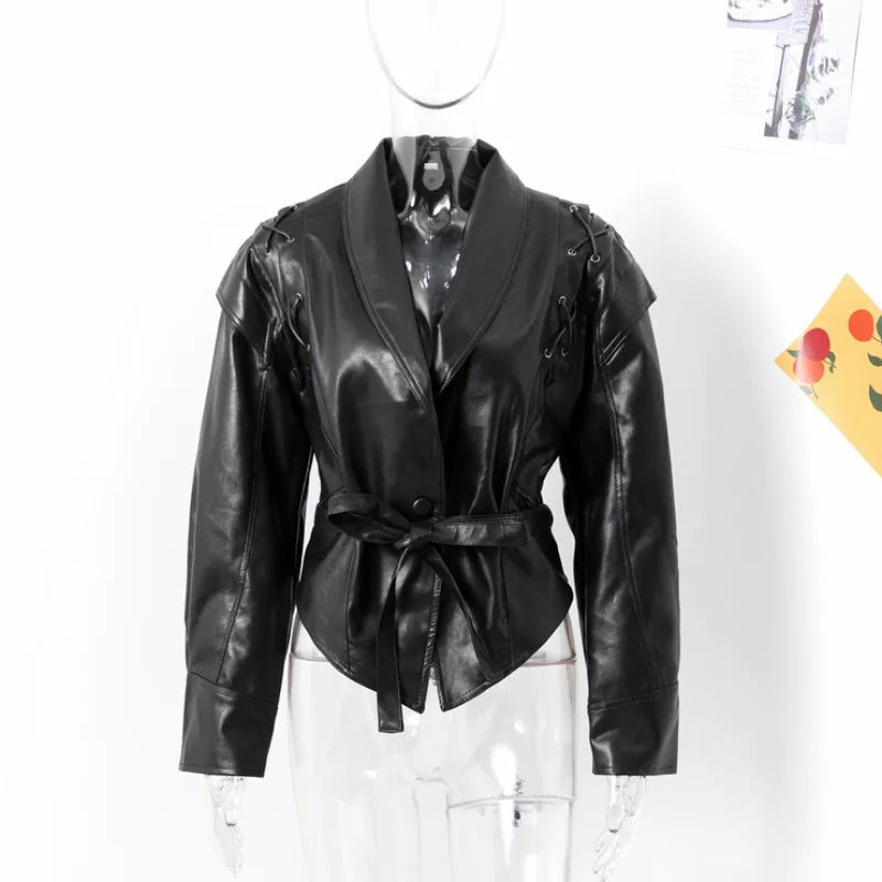 Leather Bomber Jacket