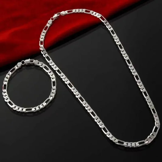 Necklace '16-30inch' Bracelet/8in Two-piece Set