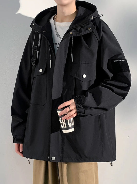 Multi-Pocket Windbreaker
