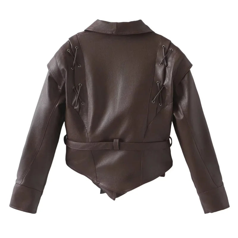 Leather Bomber Jacket