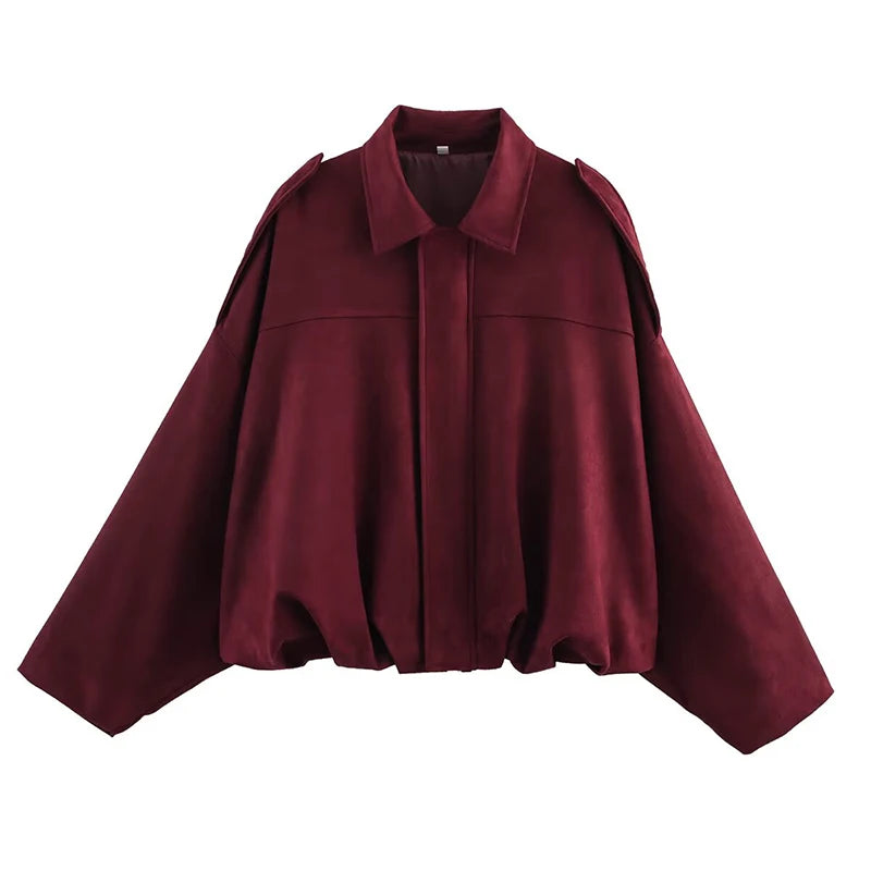 Turn-down Collar Jacket
