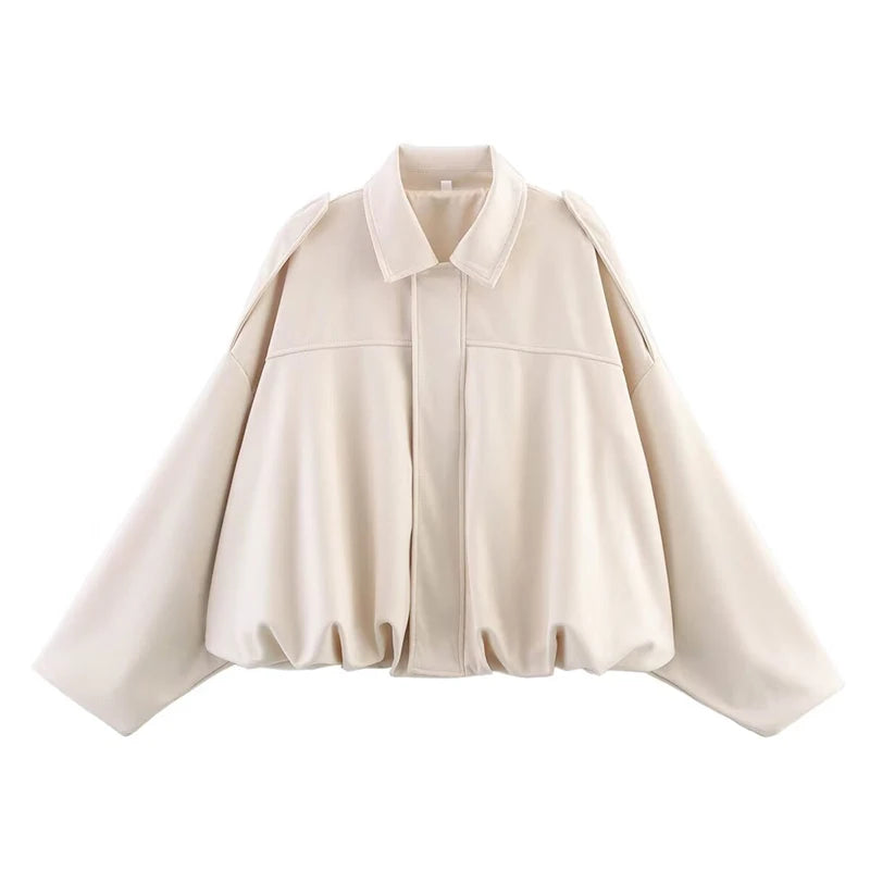 Turn-down Collar Jacket