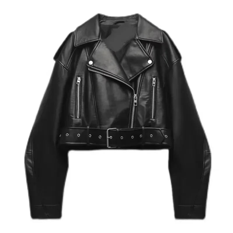 Oversized Leather Jacket