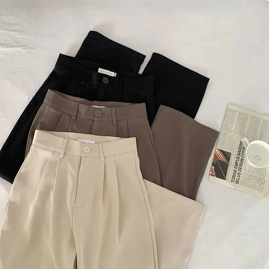 Suit Button Pants
