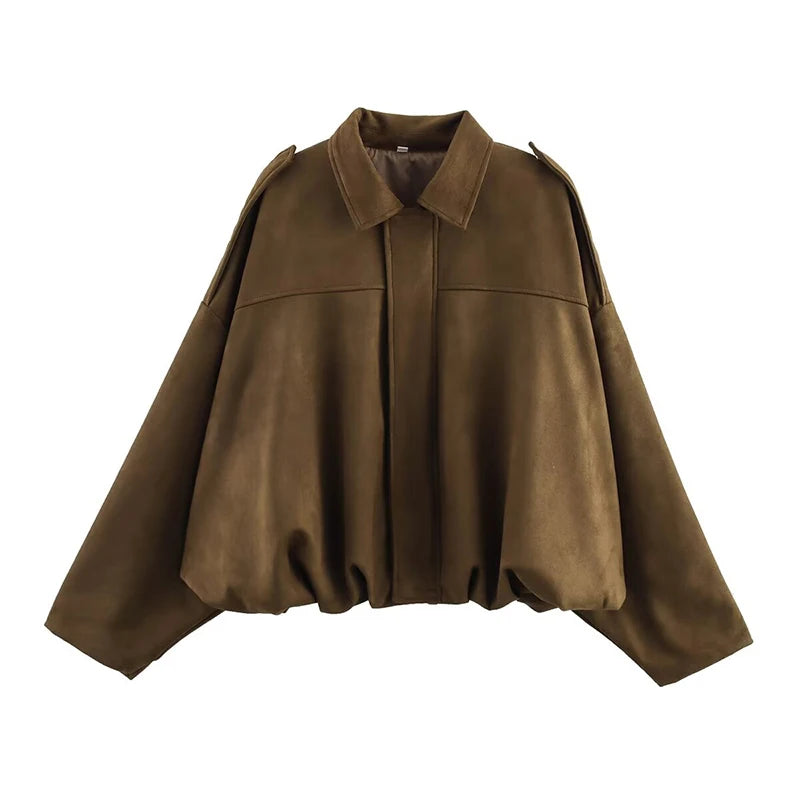 Turn-down Collar Jacket