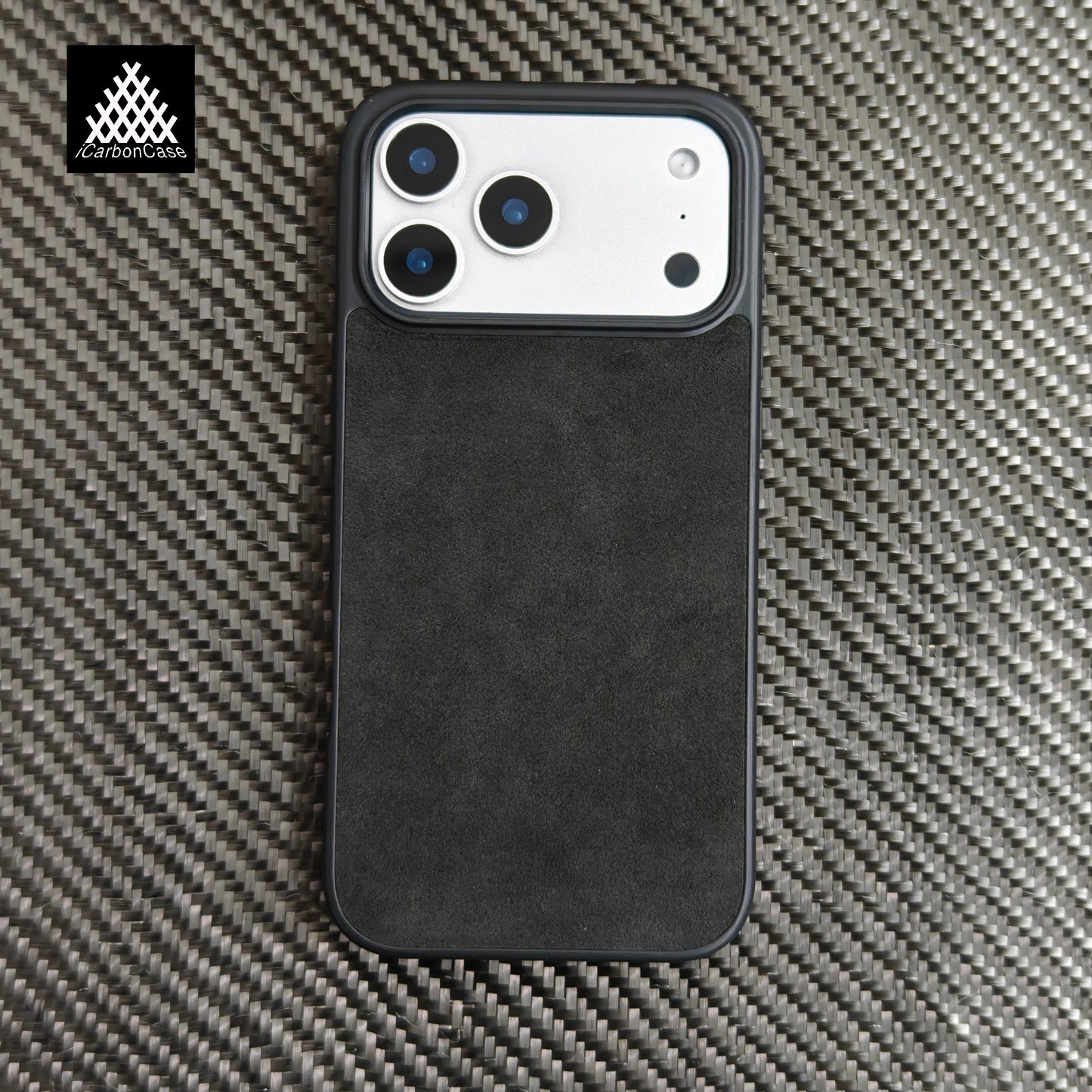 Genuine Italy Magnetic Alcantara Premium Leather Case for iPhone 17 17Pro 16 15 14 13 Pro Max with MagSafe Wireless Charging