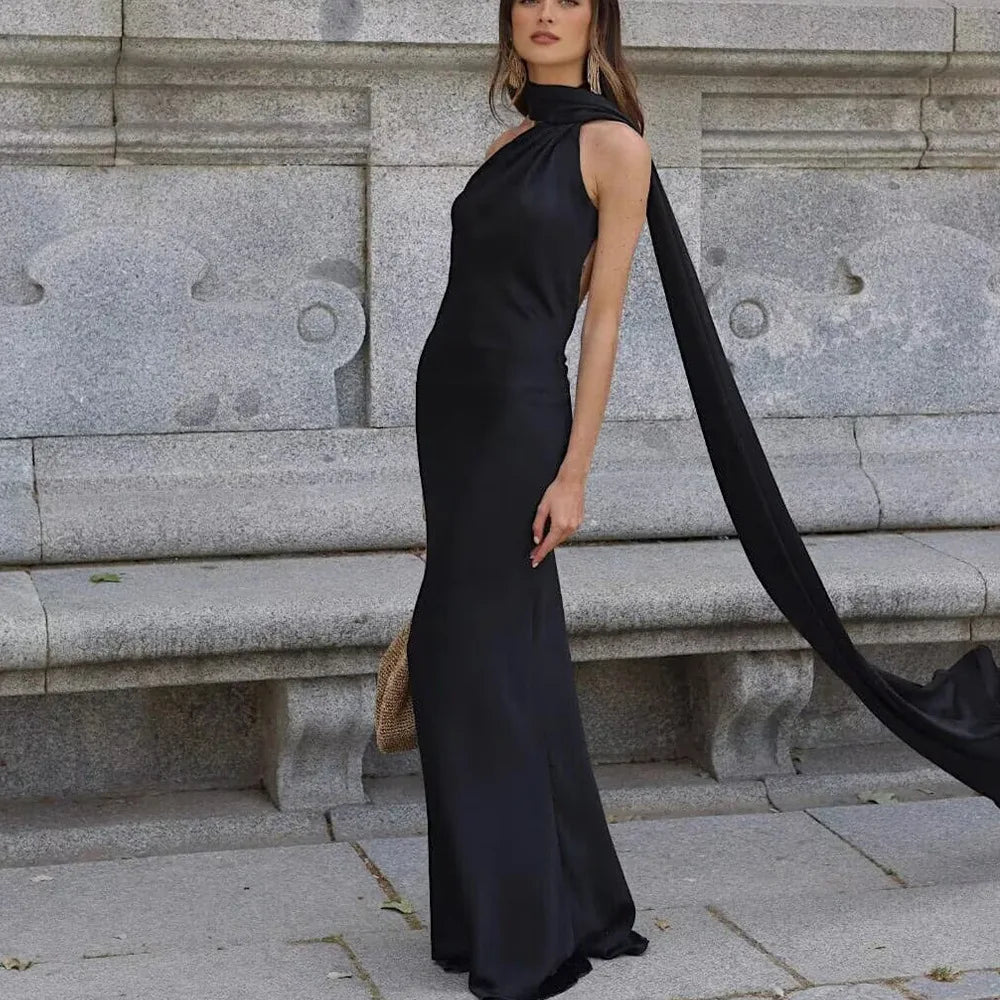 Silk Satin Dress