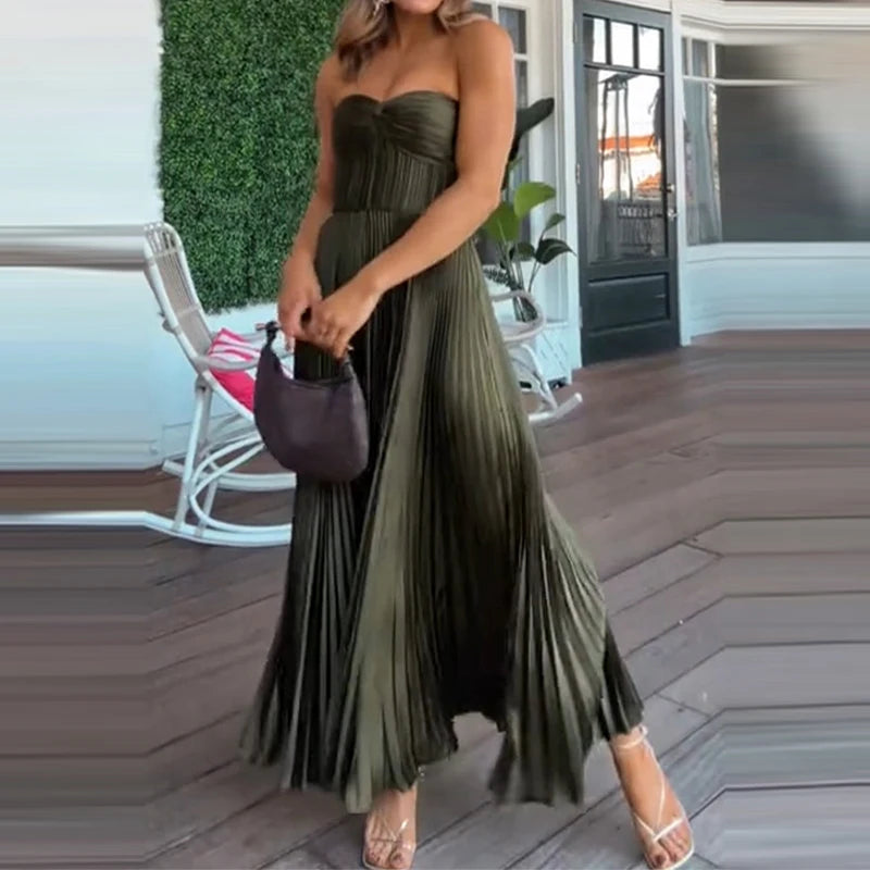 High Waist Swing Dress
