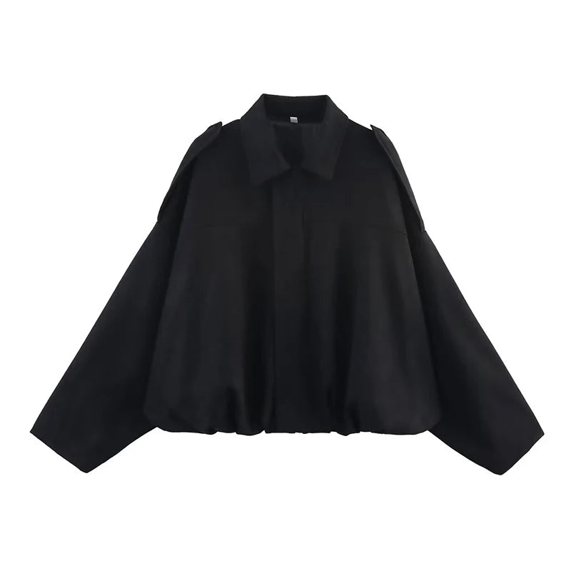 Turn-down Collar Jacket