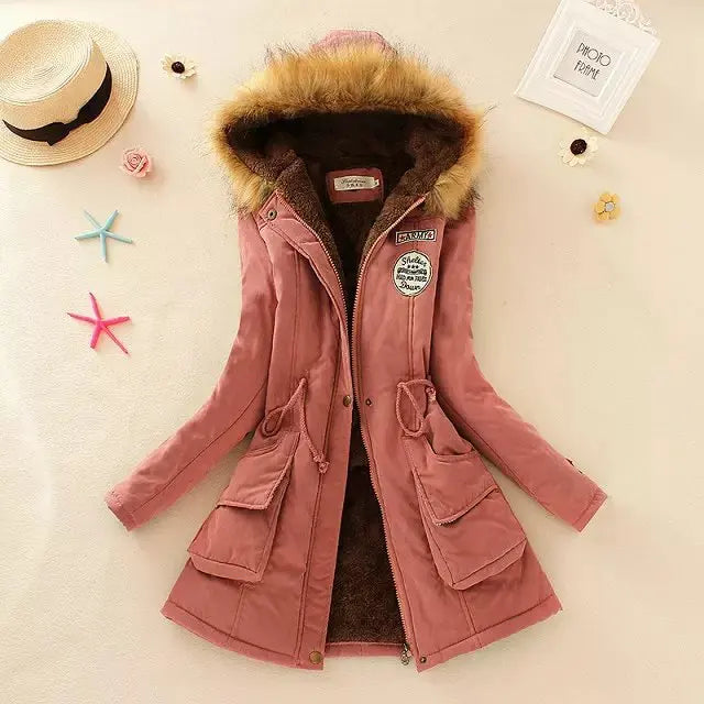 Embroidery Hooded Jacket