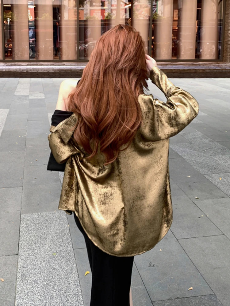 Golden Luxury Blouse