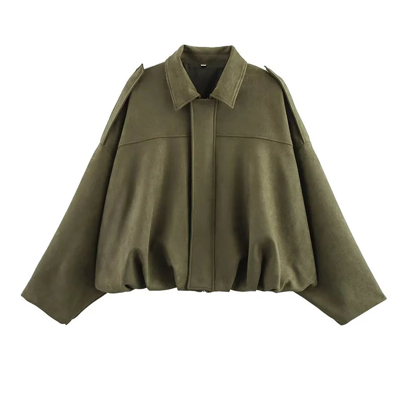 Turn-down Collar Jacket