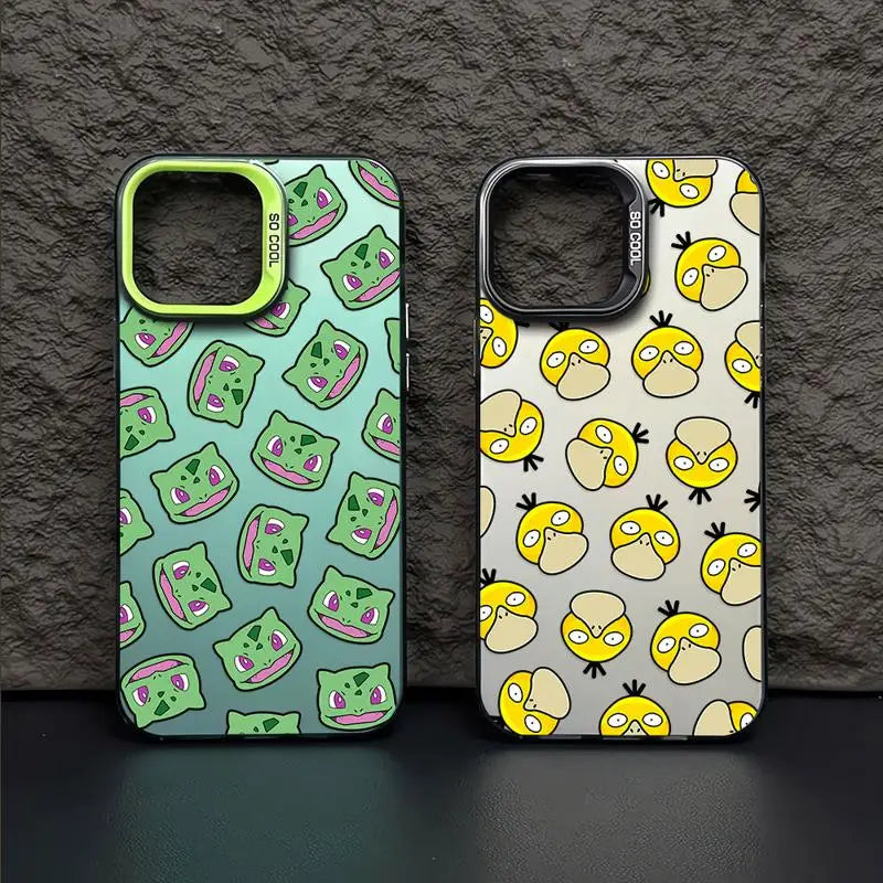 Anime Pokemons Cover Phone Case for iPhone 15 Pro Max 14 13 12 14 Pro Max Plus TPU Soft Shockproof Shell