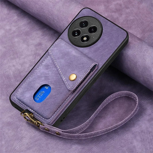 Cover For Oneplus 13R Leather Flip Wallet Card Slot Stand Holder Case For OnePlus 13R 13 12 11 1+ Ace 5 Pro Shockproof Bumper