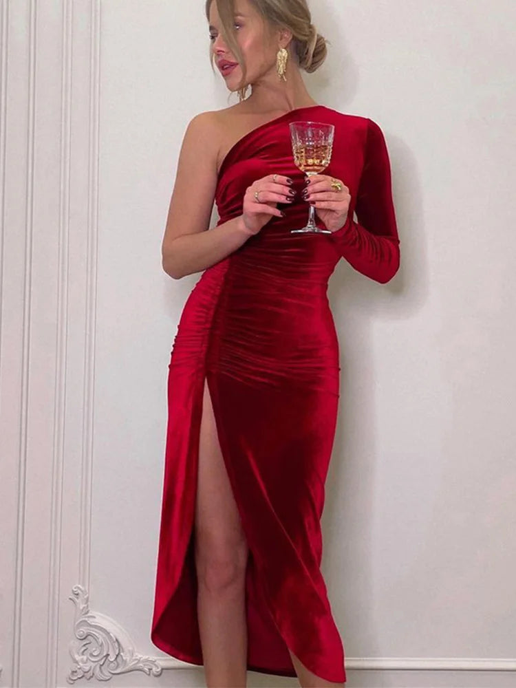 Velvet Bodycon Dress