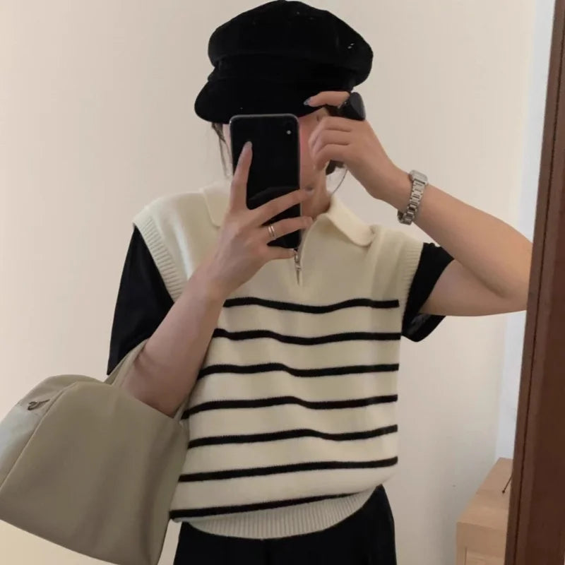 Retro Stripe Vest