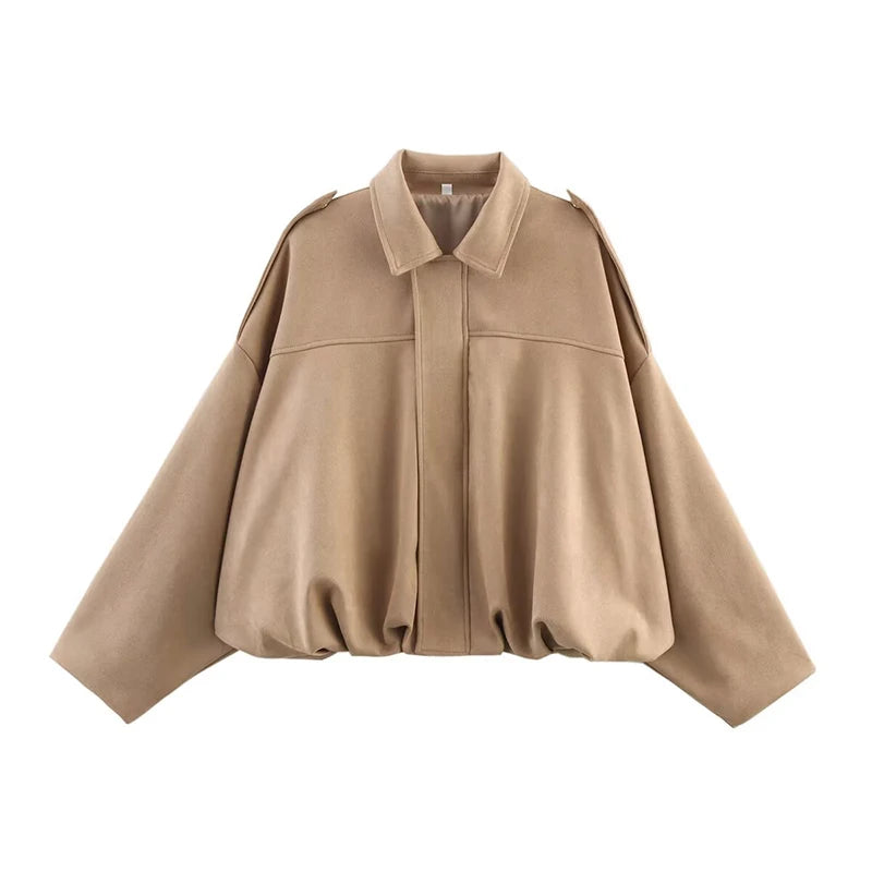 Turn-down Collar Jacket