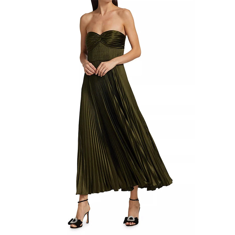 High Waist Swing Dress