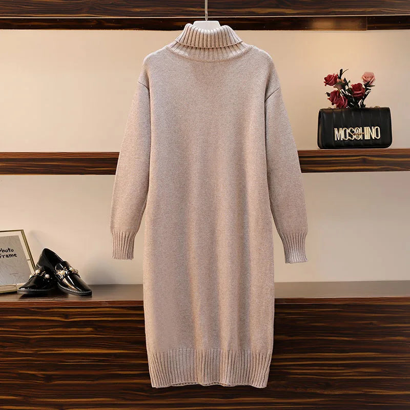 Knitted loose dress