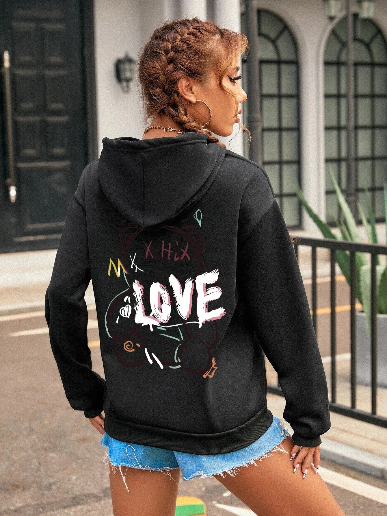 Graffiti Bear Hoodie