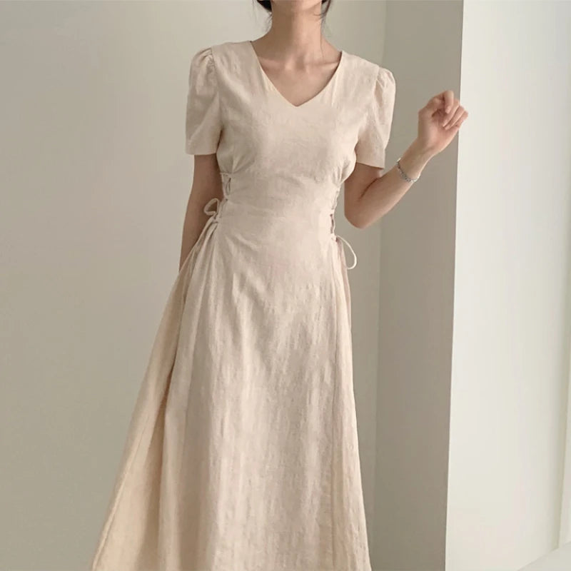 Cotton Linen Dress