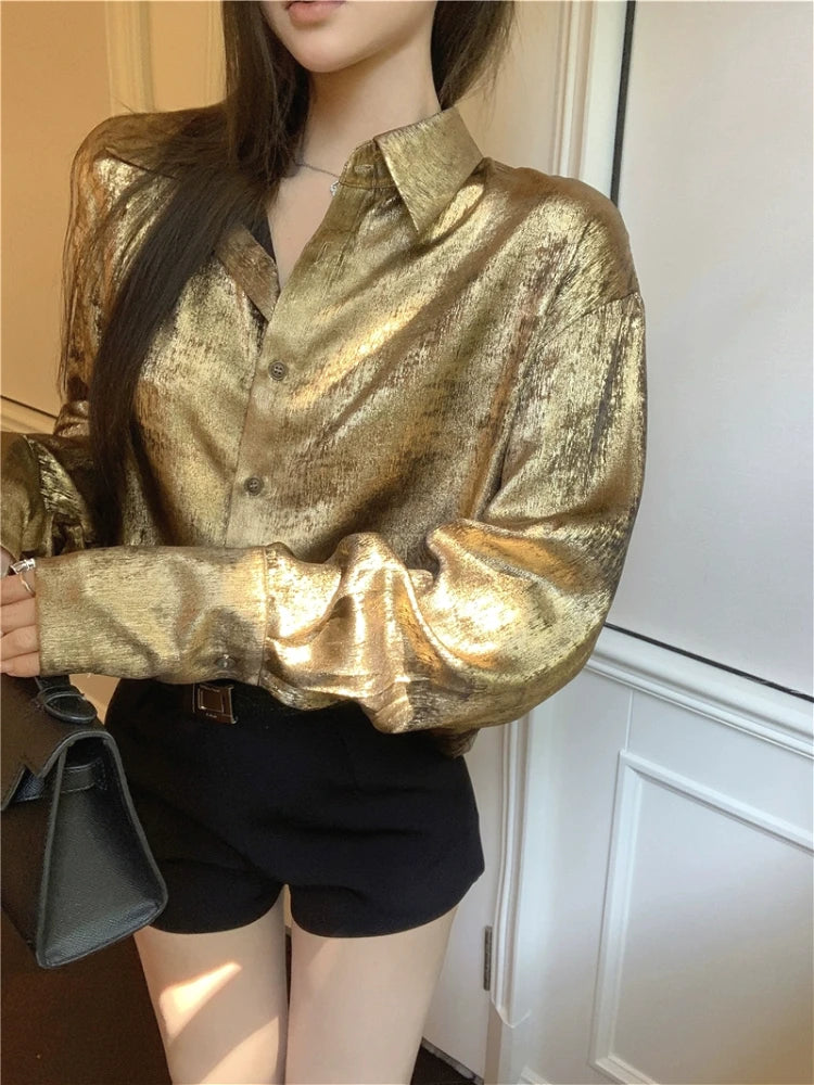 Golden Luxury Blouse
