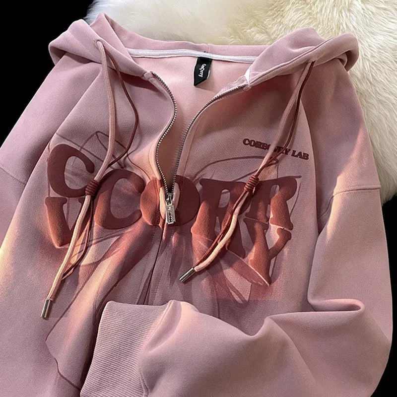 Oversize Printed Hoodie