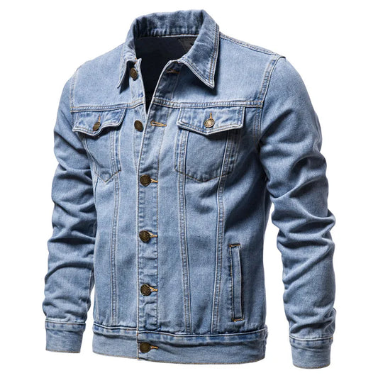 Solid Denim Jacket