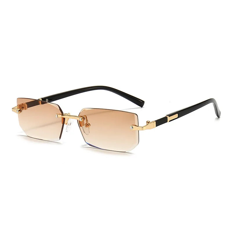 Rimless Sunglasses Men