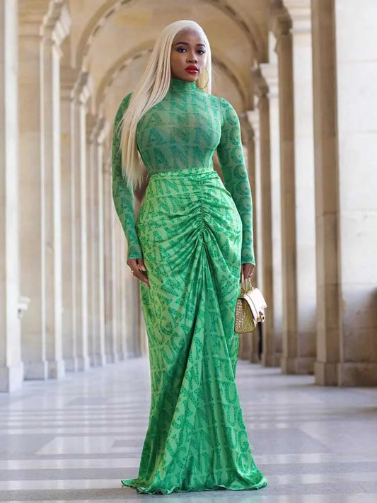 High Waist Dress