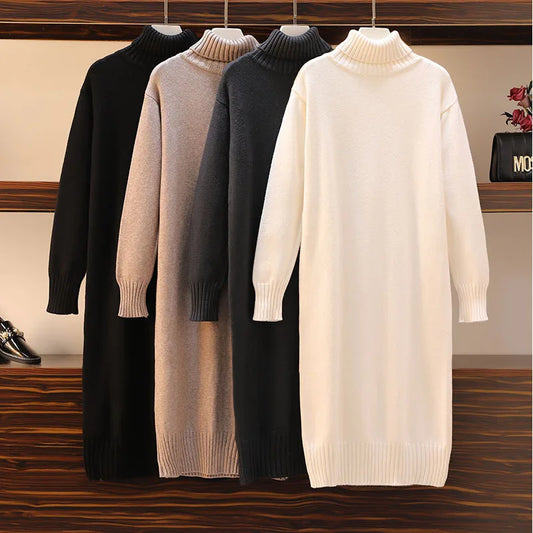 Knitted loose dress