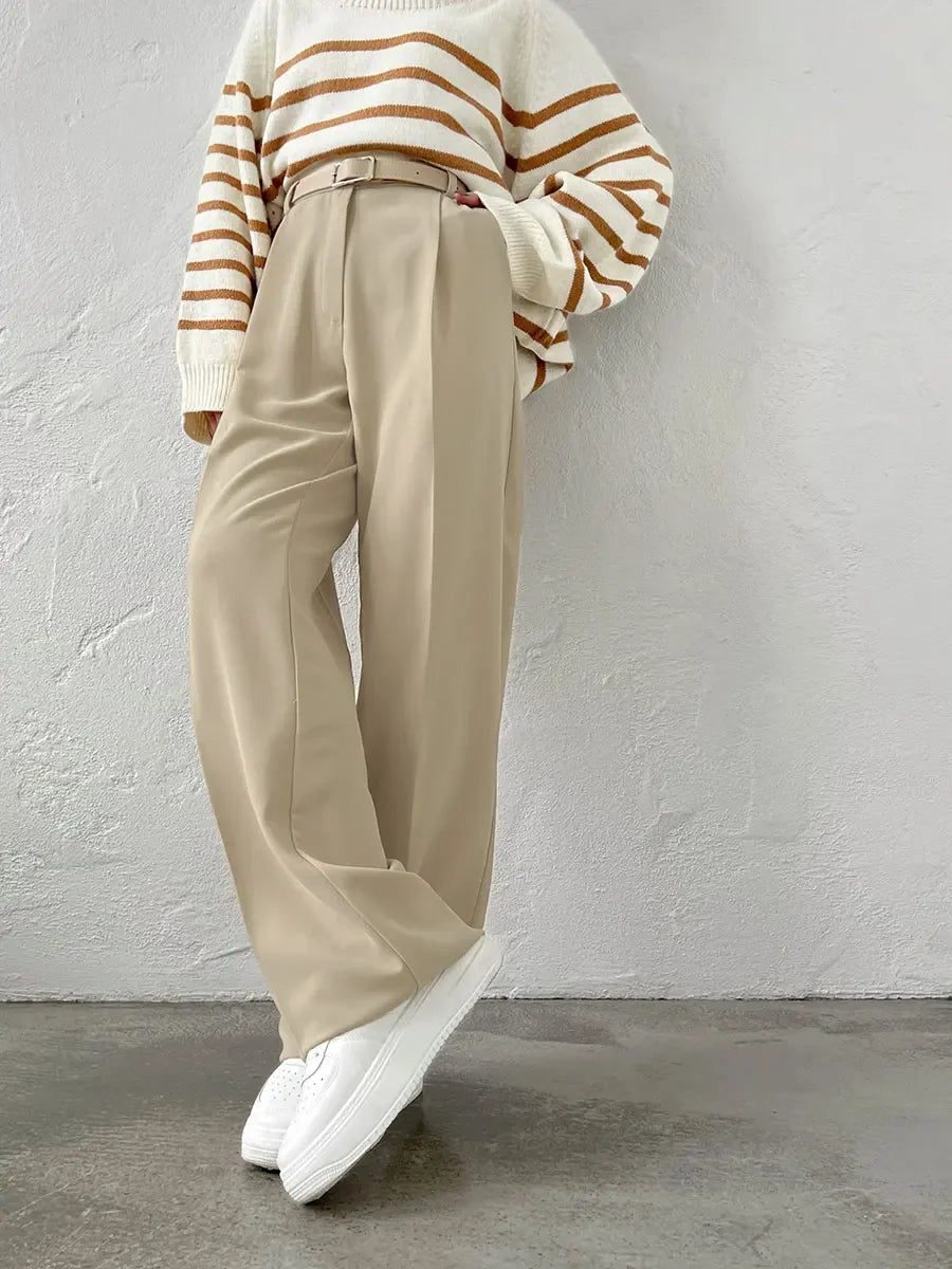 Pleated Office Pants