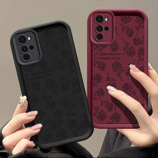 G22 Simple Rose Sky Eye Ladder Phone Case For Motorola Moto G22 Cover