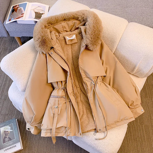 Drawstring Hood Jacket