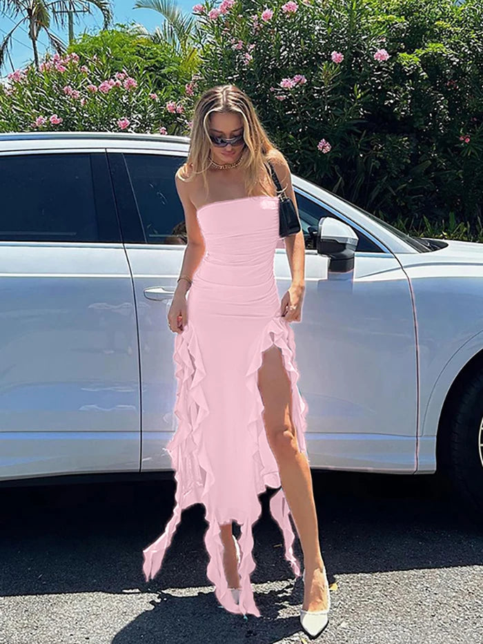 Irregular Slim Dress