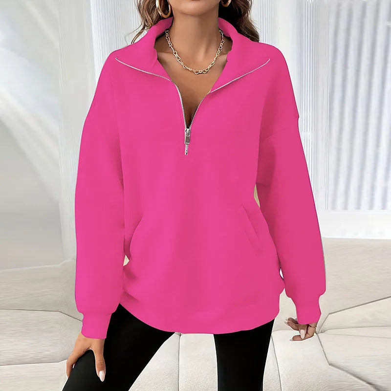 Lapel Soft Hoodie