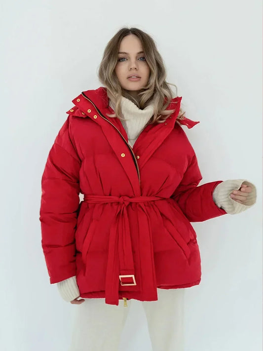 Puffer Belt Coat