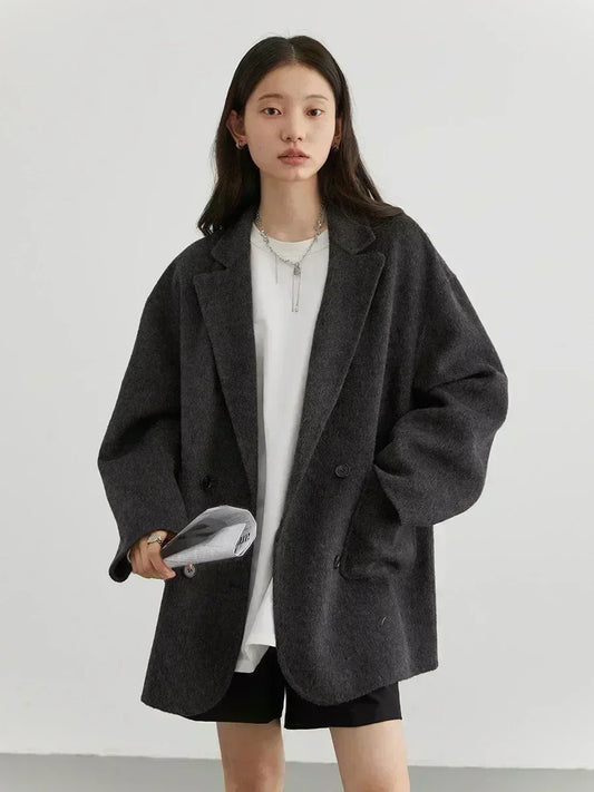 Woolen Double Breasted