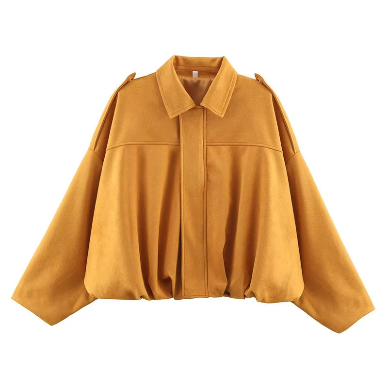 Turn-down Collar Jacket