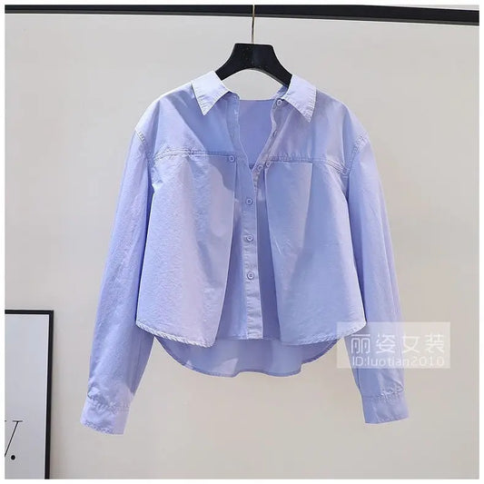 Pleated Cotton Shirt