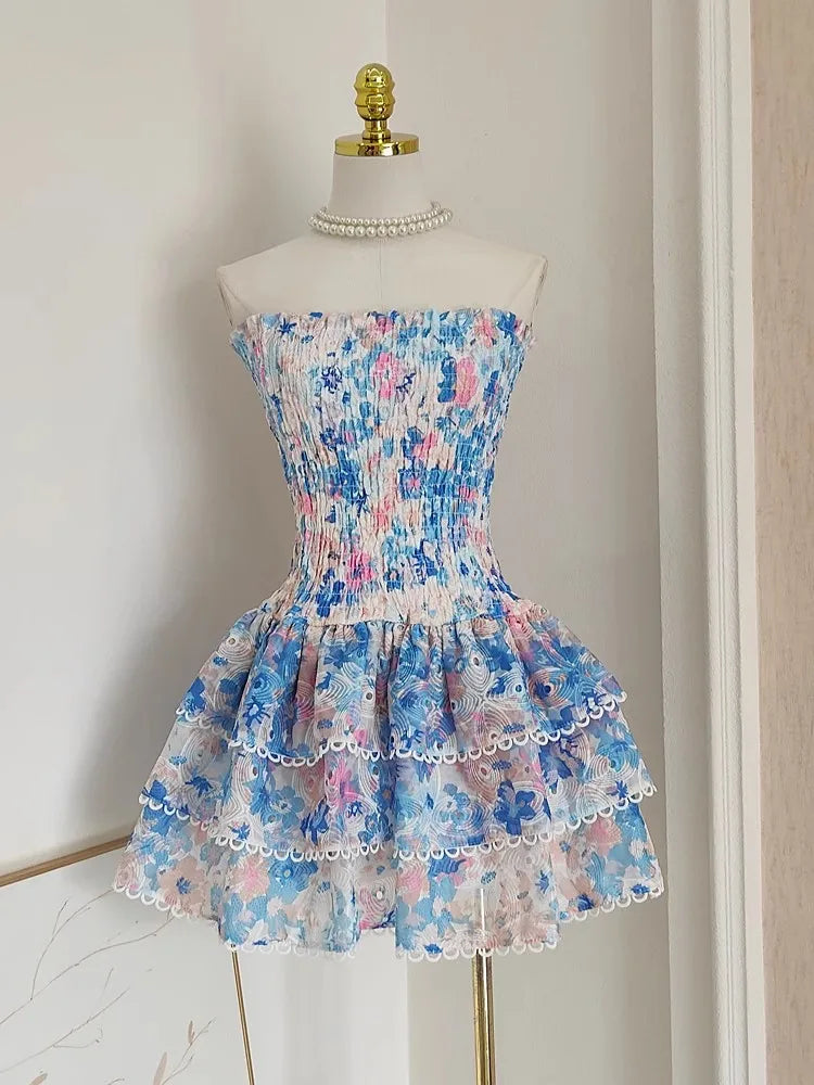Embroidery Floral Dress
