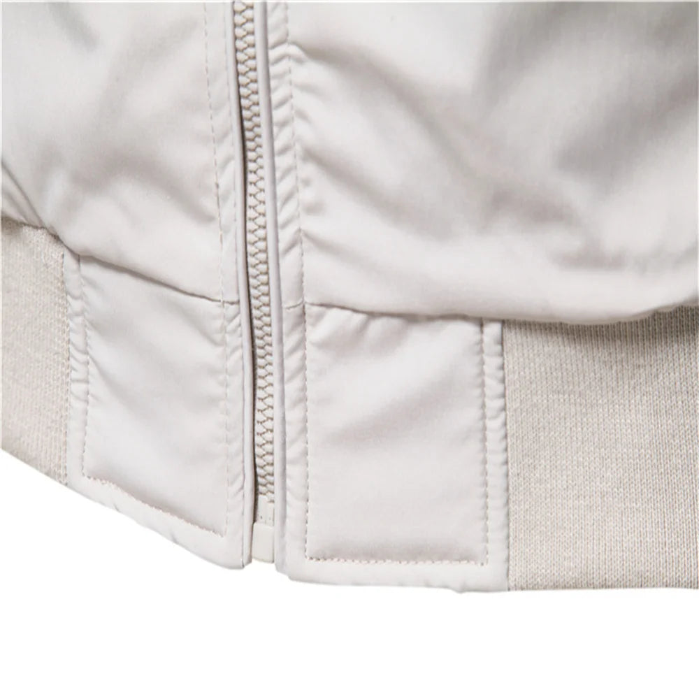 Solid Bomber Jacket