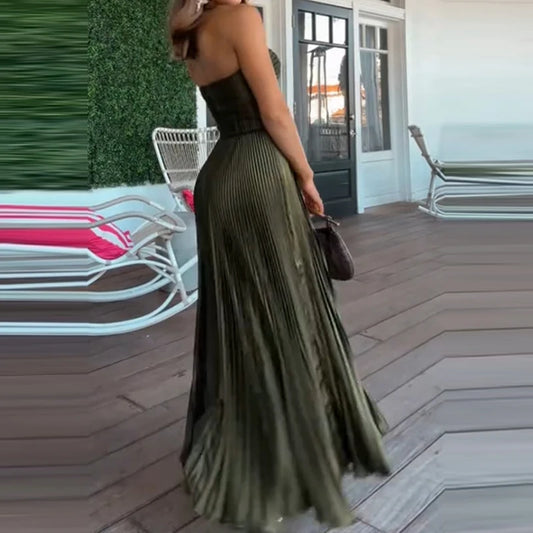 High Waist Swing Dress