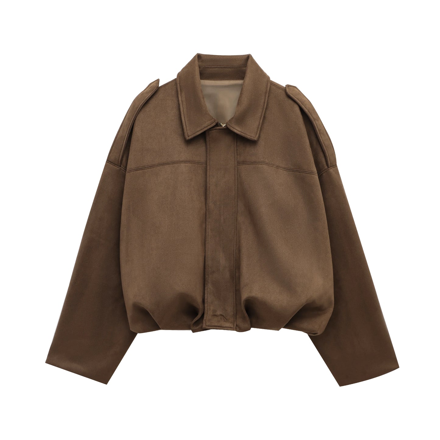 Suede Bomber Jacket