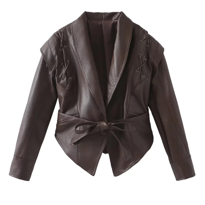 Leather Bomber Jacket