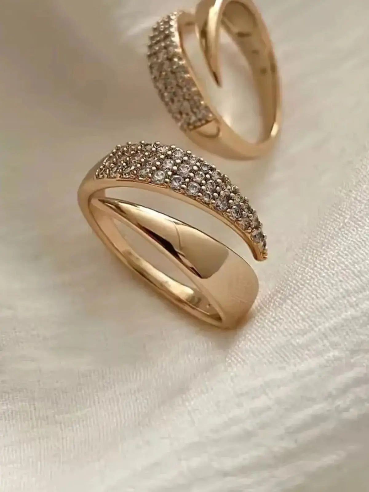 18 K Gold Plated Sun Ring