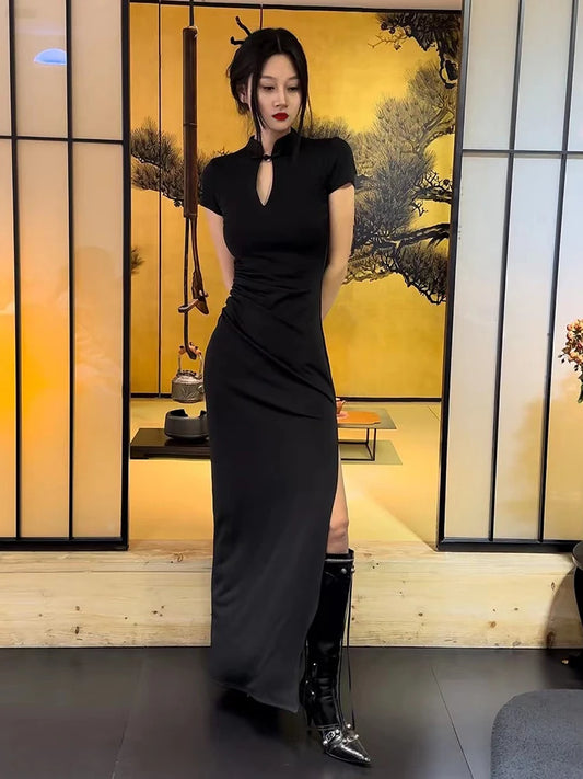 Split Midi Dress