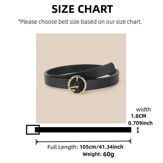Round Button Belt