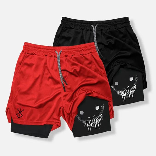 Demon Print Shorts