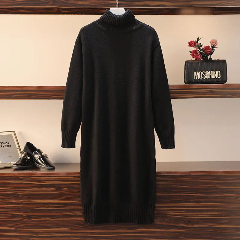 Knitted loose dress